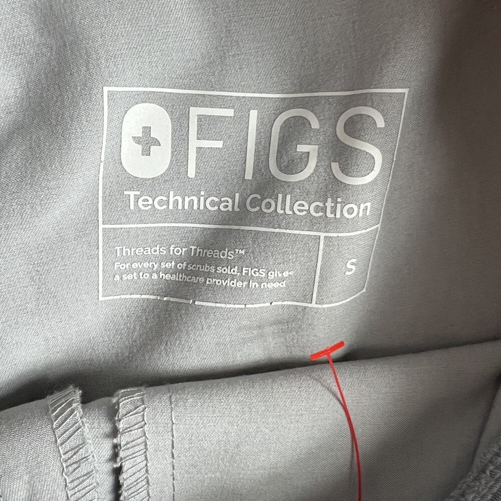 Figs Technical Collection Scrub Pants Women's Size Small Light Gray - Picture 9 of 11